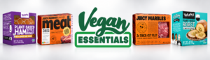 Packaged vegan turkey and holiday roasts from Vegan Essential